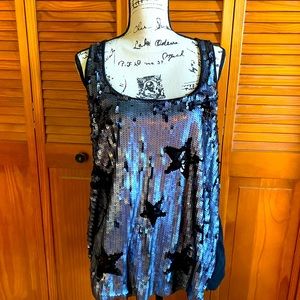Sexy sequin tank top